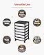VEVOR 29658 Regal Aufbewahrungsbox Rahmen, Schwarz, 362 x 405 x 685 mm