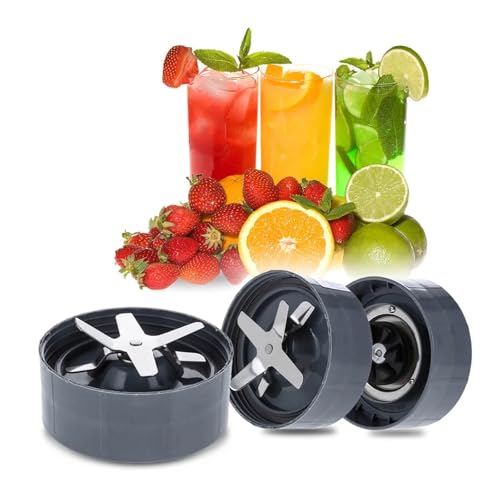Base de cuchilla para licuadoras NutriBullet 600W con acero inoxidable premium 6