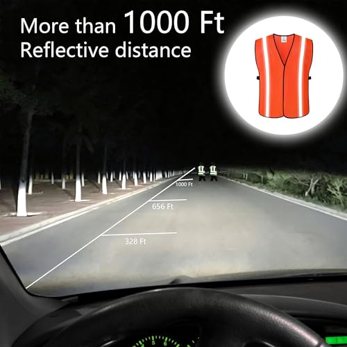 Image of Safety Vest for Men Women Reflective Construction Vest