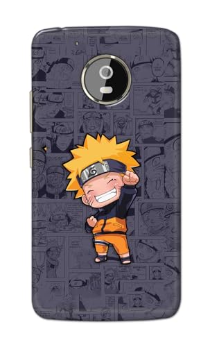 Image of Plastic Printfidaa Printed Hard Back Cover Case For Motorola Moto G5+ Plus Back Cover (Famous Anime Cartoon Character) -112, Grey