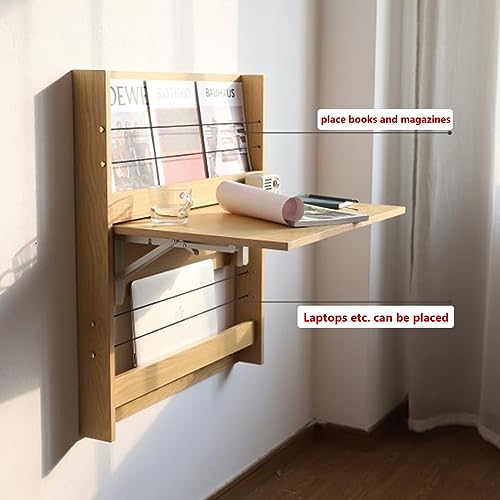Table pliante murale de balcon extensible 40 cm double rangement