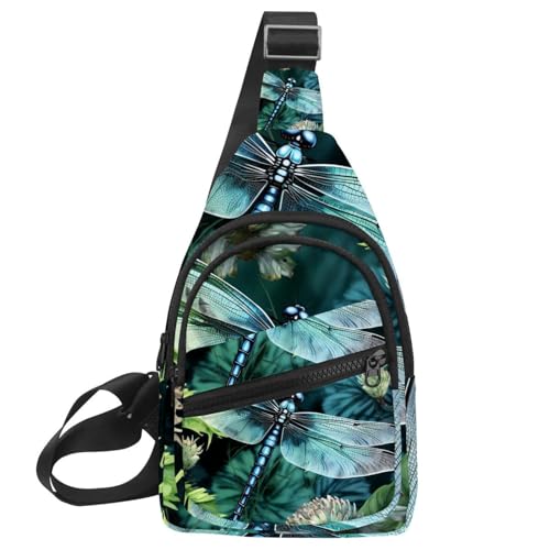 Sac à dos à bandoulière pour sport et voyage - Fancy Dragonflies