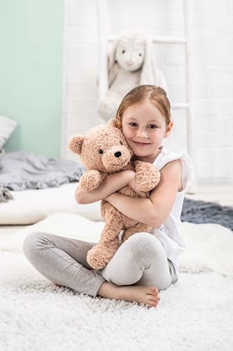 Steiff Jimmy Teddy Bear, Premium Teddy Bear Stuffed Animal, Teddy Bear Toys, Stuffed Teddy Bear, Teddy Bear Plush, Plushy Toy for Girls Boys and Kids, Soft Cuddly Friends (Light Brown, 16\") - Thumbnail 2
