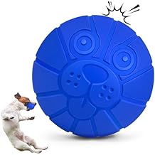 Indestructible Dog Toys for Aggressive Chewers, Squeaky Balls for Large Dogs, Interactive Squeaky Dog Balls for Aggressive Chewers, Outdoor Tough Chew Toys for Dogs to Relieves Anxiety