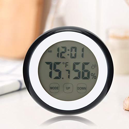 Reloj digital con higrómetro de pared que controla el clima en casa 5
