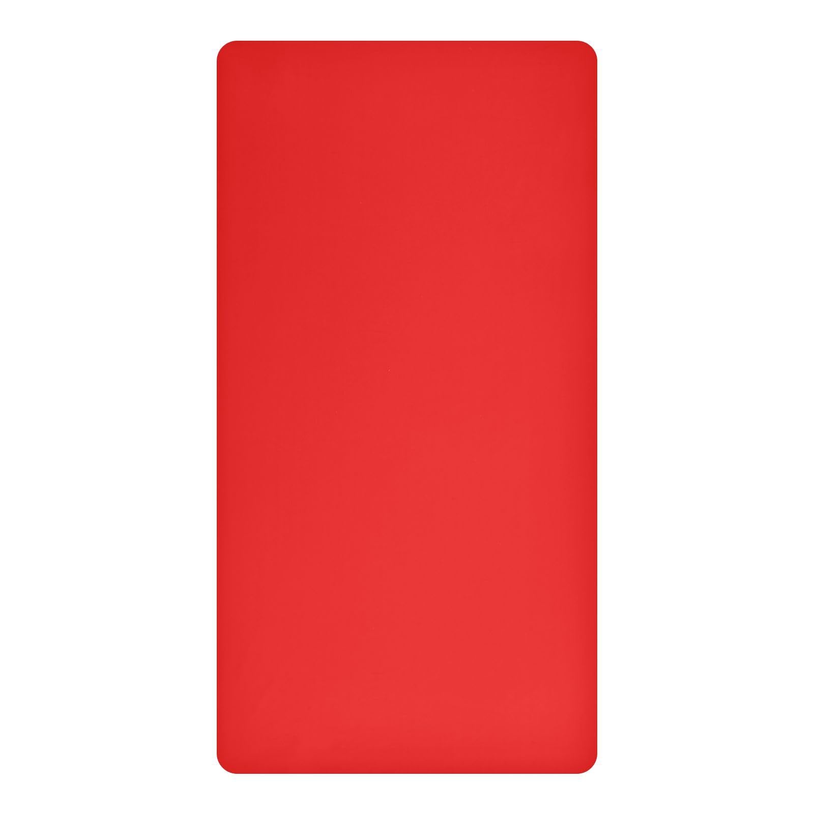 JiangGgen Red Baby Crib Sheet Soft Breathable for Standard Crib-M