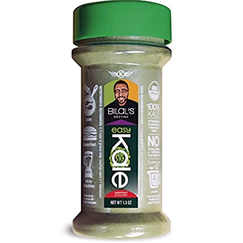 Easykale Kale Powder Organic - Award-Winning Kale Superfood Powder - Easy-To-Sprinkle Organic Kale Powder - Kale Nutrients with No Kale Taste (1.3 Ounces)
