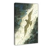 Photo Gallery iyqtaggh oracle bone script mystic bird art poster (2) su tela, decorazione artistica da parete per soggiorno e camera da letto, 40 x 60 cm Photo Gallery iyqtaggh oracle bone script mystic bird art poster (2) su tela, decorazione artistica da parete per soggiorno e camera da letto, 40 x 60 cm