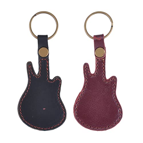 BDBHY Porte-clés en Cuir PU Porte-médiators De Guitare Porte-clés Médiators Sac Étui Accessoires - Les Beatles, Paul McCartney, John Lennon, RIngo Starr, George Harrison BDBHY Porte-clés en Cuir PU Porte-médiators De Guitare Porte-clés Médiators Sac Étui Accessoires