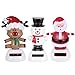 Produktbild 3 Stück Weihnachten Wackelfigur Wackel Solar Figur Tanzende Solarwackelfigur Kinder Spielzeug für Büro Schreibtisch Auto Armaturenbrett Dekoration