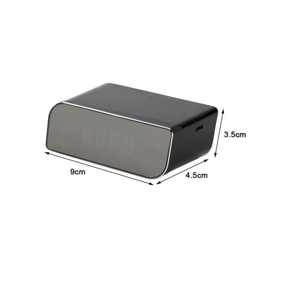 Genérico Mini Reloj despertador Cámara Espía Full HD 1080P WiFi
