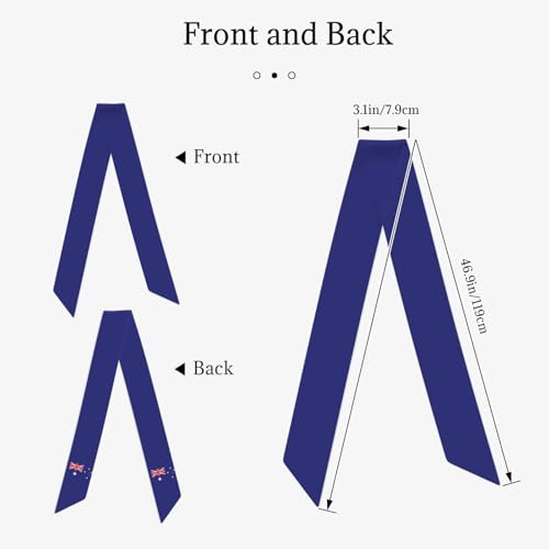 Women's Comorin Comoros Flag Neck Scarf2