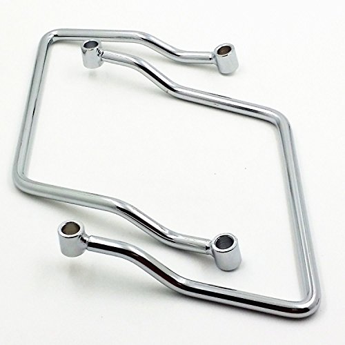 Motorcycle Chrome 11 Cm Saddle Bag Support Bar Mount Bracket For Honda Shadow Ace Vt1100 / Sabre 1100 C2 1995-1999 #TOP1