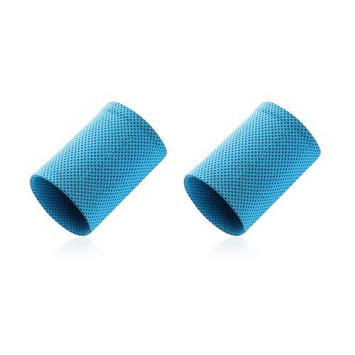 LUAMY リストバンド 冷感バンド 2枚セット 8CM/10CM 夏用 アイス バ ン ド 冷却 バ ン ド 薄手 吸汗速乾 おしゃれ 良い 通気性 伸縮性いい スポーツ用 洗える ランニング 夏用 フリーサイズ 男女兼用