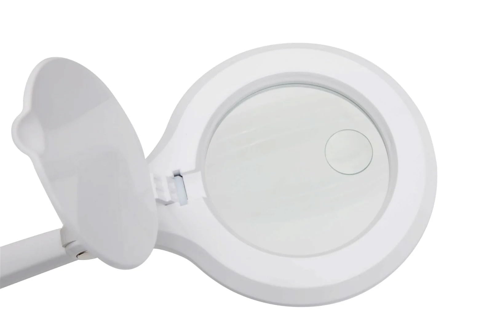MAUL 8261202 LED Lupenleuchte | ingrandimento preciso, luce regolabile, testa orientabile, base stabile, ideale per lavori di dettaglio