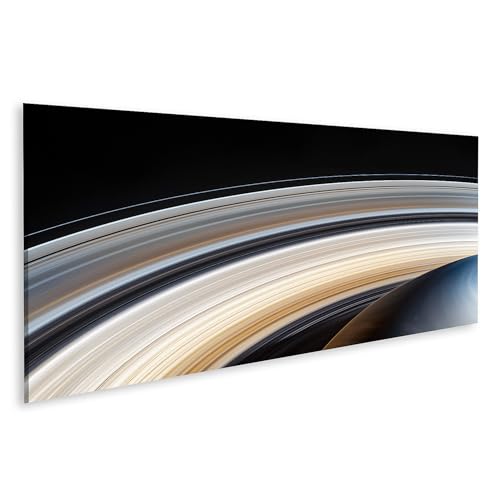 Tableau sur toile anneaux de Saturne islandburner panorama espace