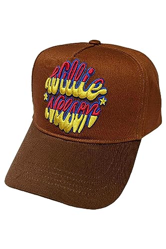 Casquette de baseball Willie Nelson Rock Off marron emblem logo