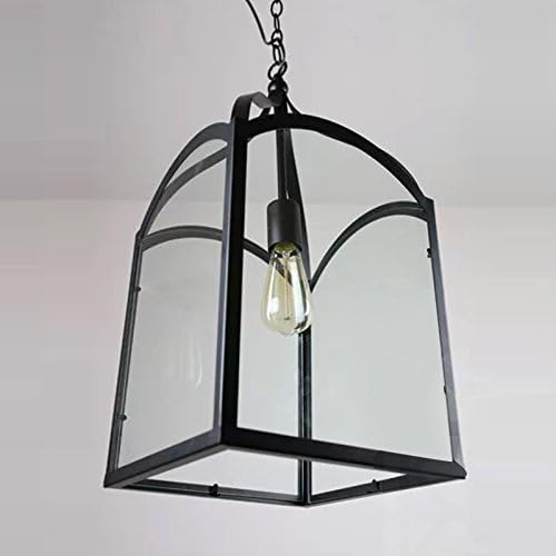 American industrial Style village glass chandelier vintage-style metal frame stylish wrought-iron lamp chandeliers antique chandeliers modern minimalist loft and cafe of the creative industries in the Nordic bar pendant 57*28cm