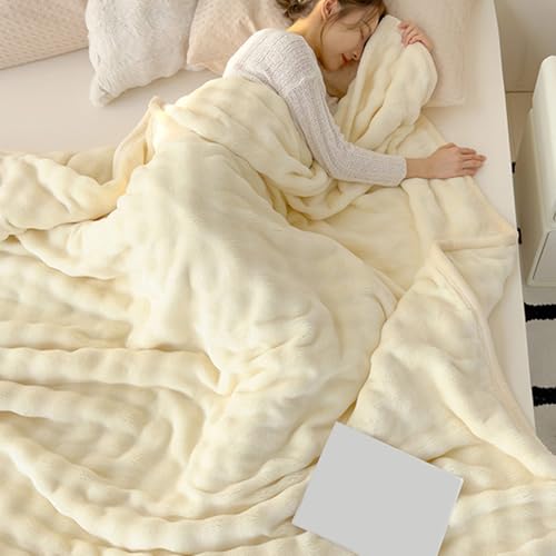 Manta para sofá de diseño elegante colcha cómoda de tacto suave 7