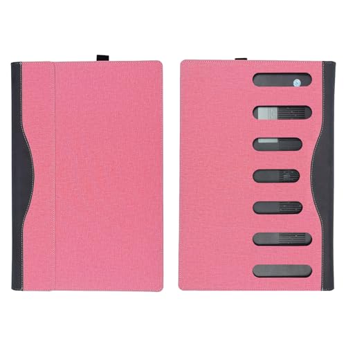 Funda para portátil Dell Precision 15 pulg PU cuero rosa miniatura 3