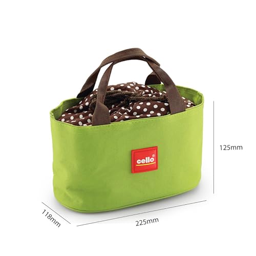 Image of CELLO MF Foodlink Plastic Lunch Box Set, 6 Pieces, Green