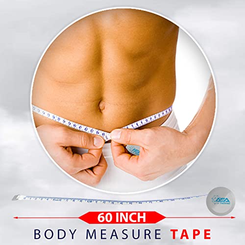 ASA TECHMED Goniometer Physical Therapy Complete Set W/Bonus Reflex Hammer Including 12,8,6 Inches Goni's Plus Two Bonus Measuring Tapes. Occupational Therapy Too - Image 8