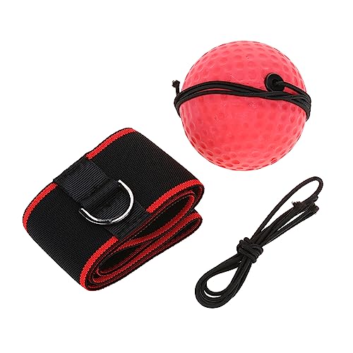 Image of Pssopp Adjustable Punch Speed Headband Ball, Ball with String, Great for Training Hand Eye Coordination Boxing Punching Speed