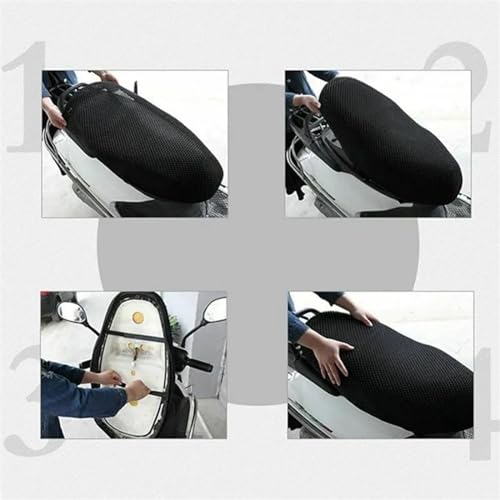 Funda de asiento para Honda NC700X accesorio protector antideslizante 4