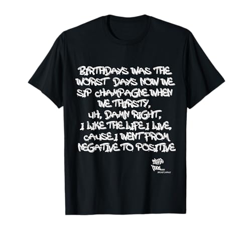 Old School Rap Hip HOP Merch Juicy Positive Quote 90's T-Shirt
