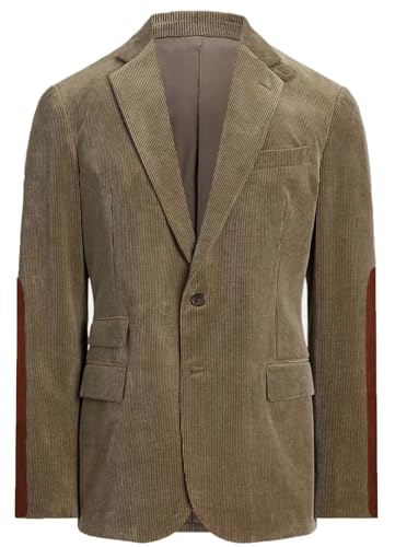 VENNYNG Autumn Corduroy Blazer Jacket for Men Faux Suede Elbow Forearm Patch Fall Casual Outdoor Sport Coat Dress Formal4