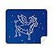 Star Universe Capricorn Constellation Pattern Cleaning Cloth Screen Cleaner 2pcs Suede Fabric