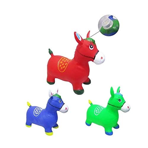 Cavalinho Upa Upa De Vinil Inflavel Com Som E Luz Colors 58X51,5X25,5Cm