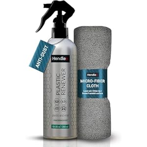 Hendlex 14-Day Anti-Dust Car Dashboard Protector Against Dust Buildup, Car Interior Antistatic Spray, Restore and Protect Plastic, Vinyl and Rubber Parts, Car Interior Cleaner with Nanotechnology