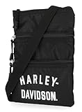 Harley-Davidson Womens Deluxe Nylon Crossbody Bag With Adjustable Shoulder Strap