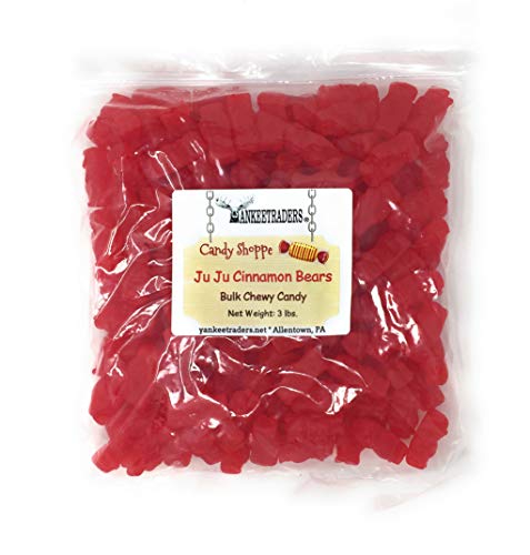 YANKEETRADERS Ju Ju Cinnamon Bears Candy 3 lb miniatura 1