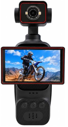 Image of Display Series HD Rotating Handheld Action Camera with 2.78 Inch Display for Vlogs Sports and Action Camera Black