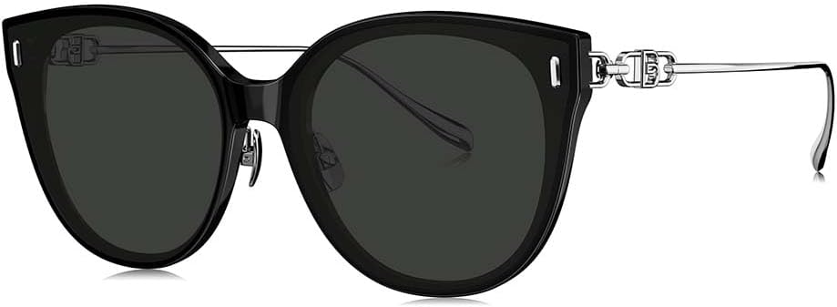 BOLON Women Fashion Oversized Cat Eye Polarized Sunglasses 61mm, Exclusive Eyewear Brand of EssilorLuxottica