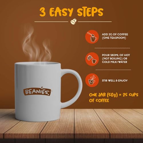 Beanies Creamy Caramel Flavoured Instant Coffee