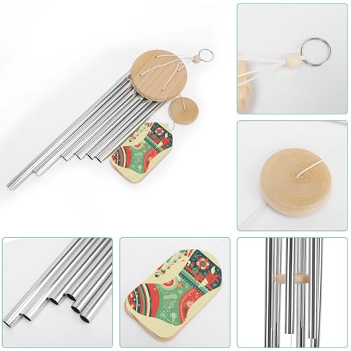 Carillon à vent rennes avec attrape-vent comme cadeau commémoratif - 4