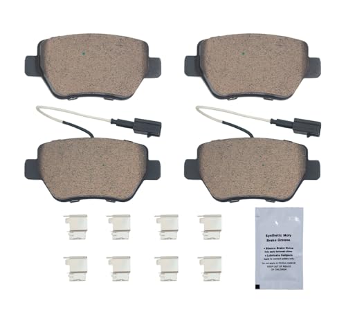 Image of HUSCH D1851 Rear Ceramic Brake Pads Kit Fit For Maserati Ghibli 2014-2016