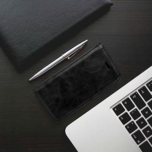 MoEx Custodia similpelle a libro, portacarte