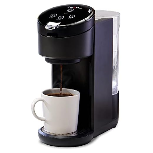 Instant Solo Single Serve Coffee Maker, From the Makers of Instant Pot, K-Cup Pod Compatible Coffee Brewer, Includes Reusable Coffee Pod & Bold Setting, Brew 8 to 12oz., 40oz. Water Reservoir, Black
