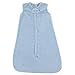 Hudson Baby Unisex Baby Plush Sleeping Bag, Sack, Blanket, Solid Light Blue Fleece, 12-18 Months