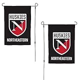 Desert Cactus Northeastern University NU Garden Flag – 19 x 12 Inch Northeastern Huskies Banner, for Outdoor Display and Events (Design E)