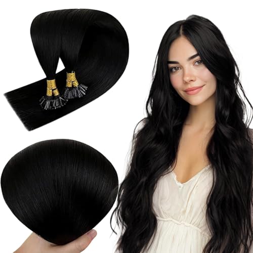 RUNATURE U Tip Human Hair Extensions 20