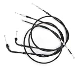 Control Cable Set Push Pull Throttle & Clutch Cable - Fits Honda CX500C Custom CX500 CX500D Deluxe 1978 1979 1980 1981