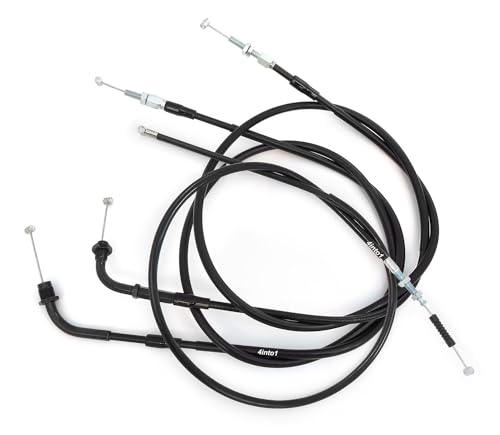 Control Cable Set Push Pull Throttle & Clutch Cable - Fits Honda CX500C Custom CX500 CX500D Deluxe 1978 1979 1980 1981