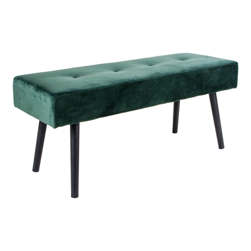 Banquette en Velours Vert - Design scandinave - Banc de Salon Skiby - House Nordic