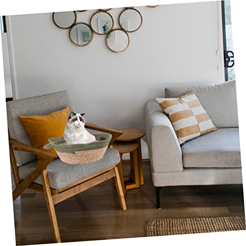 POPETPOP Almofadas Para Cães De Palha Para Cama De Estimação 1 Peça Almofada Para Dormir Almofada De