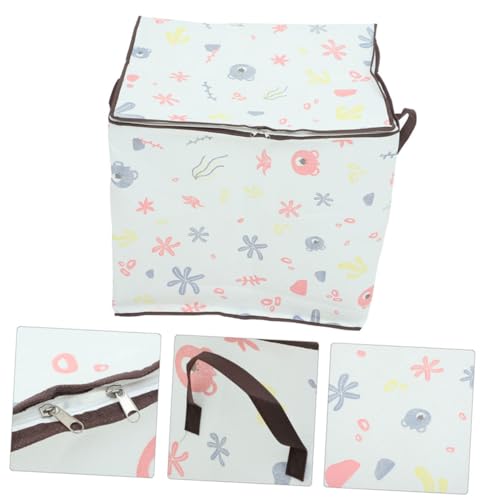 PRETYZOOM 2pcs Large Storage Bag Quilt Organizer Garment Bags for Storage Non-woven Easy Zipper Capacity2